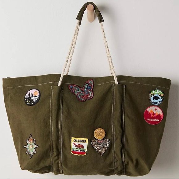 free people movement Handbags - Free People Been There Badge Tote Bag NWOT